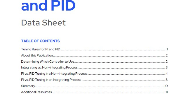 Tuning Rules for PI anad PID