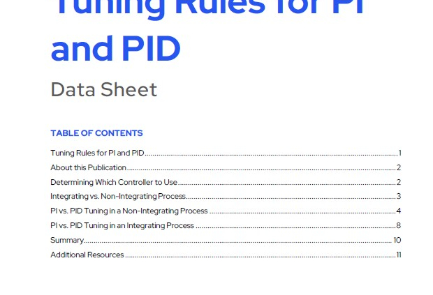 Tuning Rules for PI anad PID