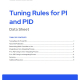 Tuning Rules for PI anad PID